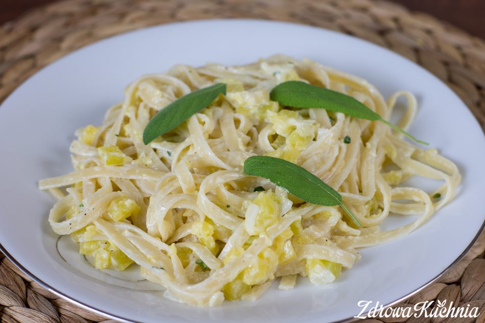 Makaron z dynią i mascarpone