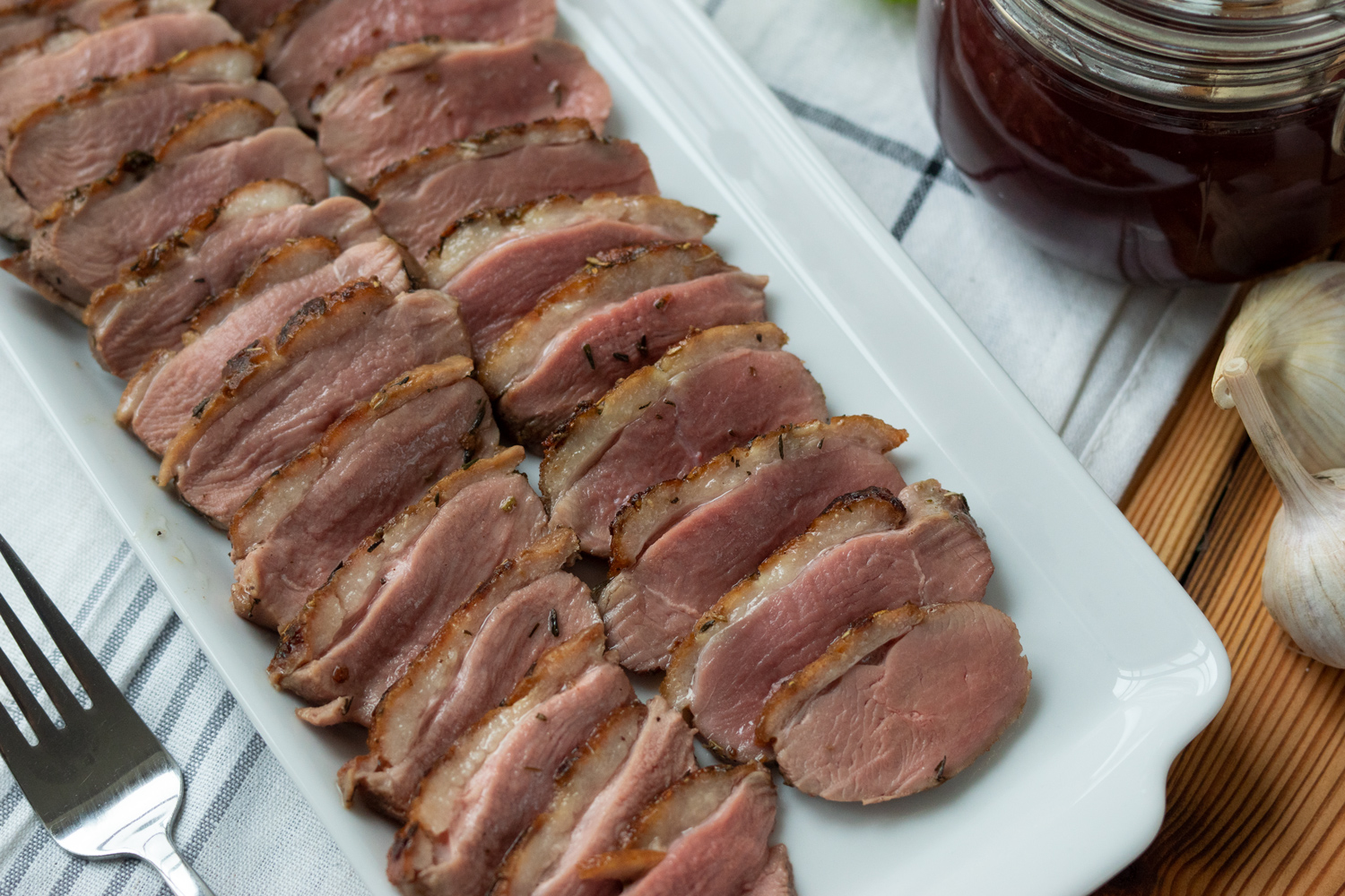 Smażona pierś kaczki