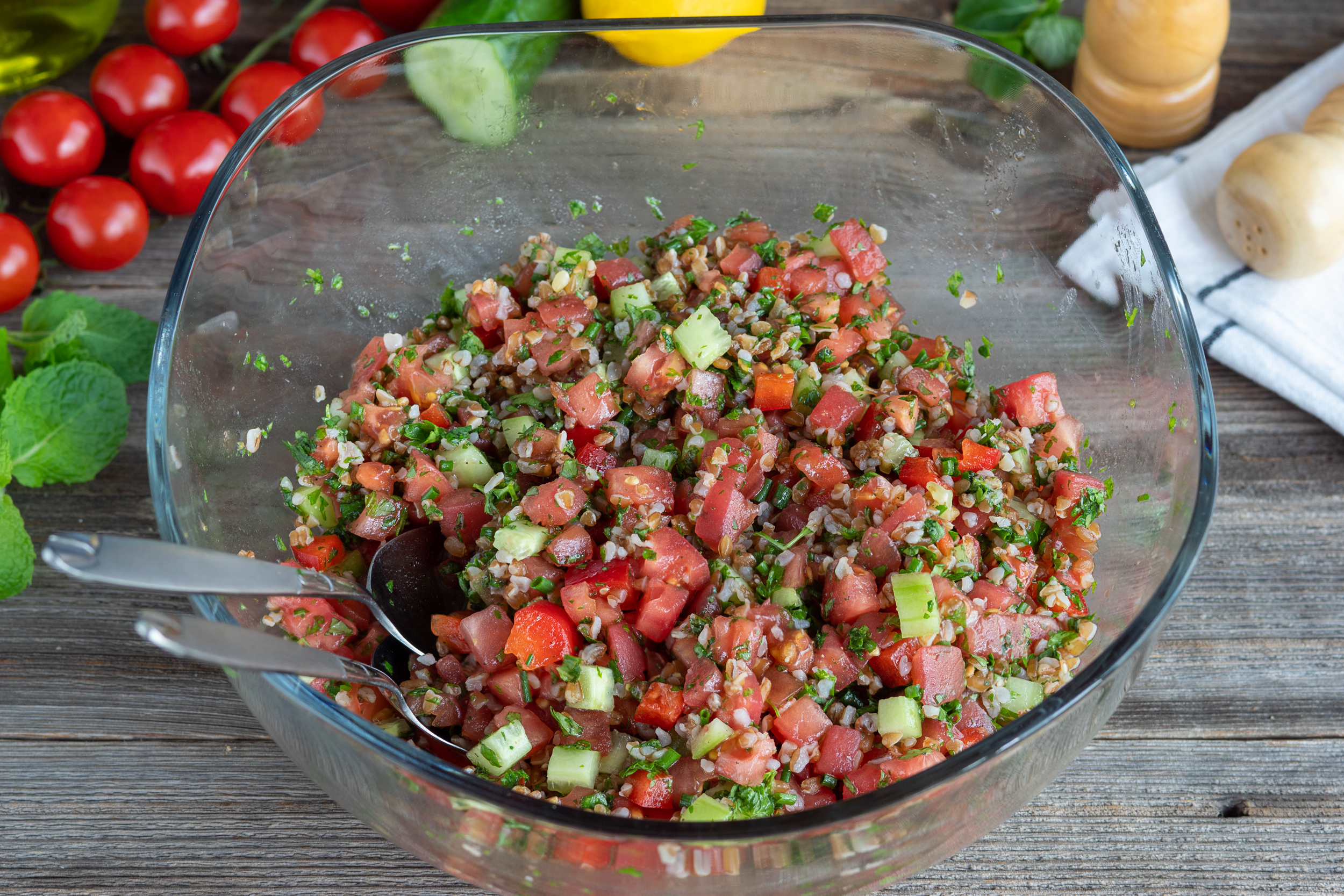 Tabbouleh – sałatka z kaszą bulgur